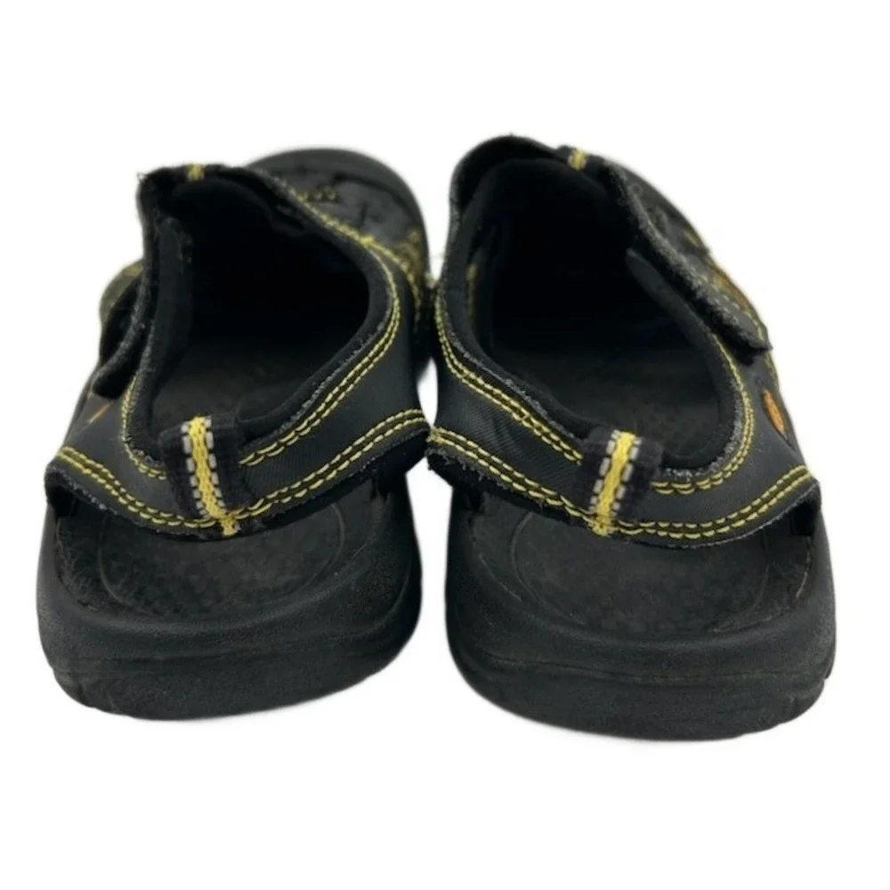 KEEN Youth Kids Size 13 US Newport H2 Water Sandals Black Yellow